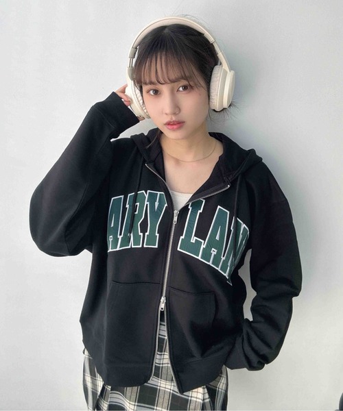 AS KNOW AS（アズノゥアズ） パーカー Wジップとロゴパーカー「UNISEX