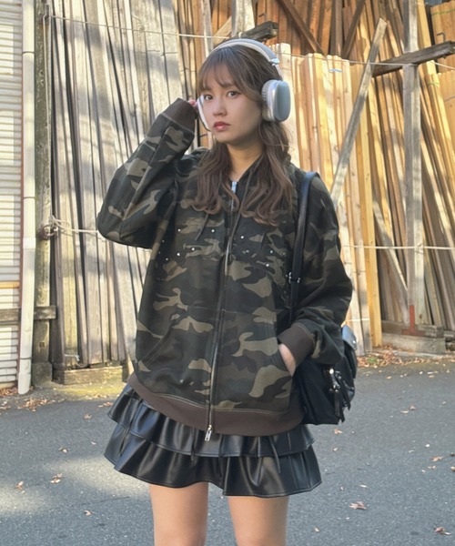 AS KNOW AS（アズノゥアズ） パーカー Wジップとロゴパーカー「UNISEX