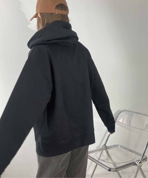 AS KNOW AS（アズノゥアズ） パーカー Wジップとロゴパーカー「UNISEX