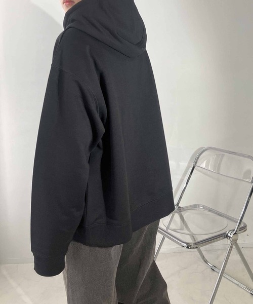 AS KNOW AS（アズノゥアズ） パーカー Wジップとロゴパーカー「UNISEX