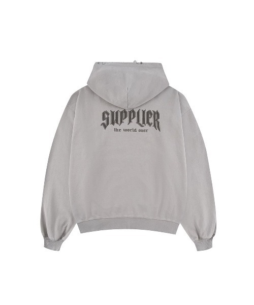 「SUPPLIER」 プルオーバーパーカー M ブラック メンズ_画像3