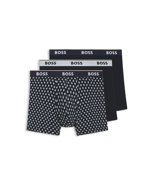 BOSS（HUGO BOSS） ボクサーパンツ ストレッチコットン ロングボクサー