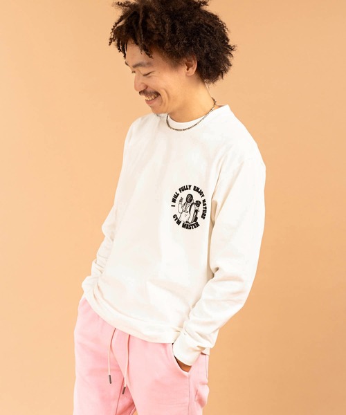 [gym master] футболка с длинным рукавом LARGE Brown мужской 