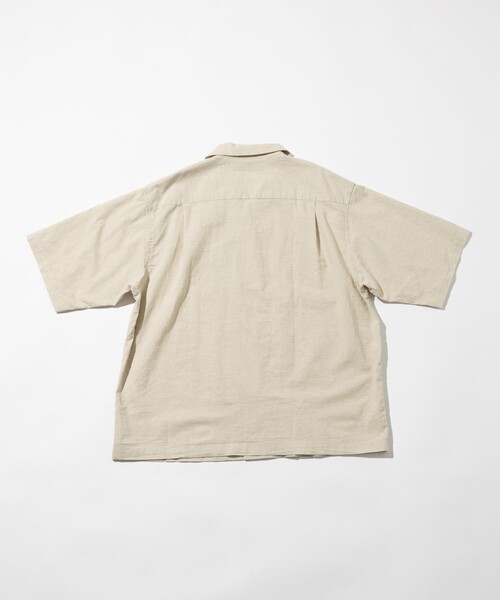 「HINSON」 半袖シャツ MEDIUM オリーブ メンズ_画像9