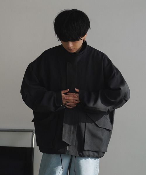 「WYM LIDNM」 ブルゾン M グレー メンズ_画像7