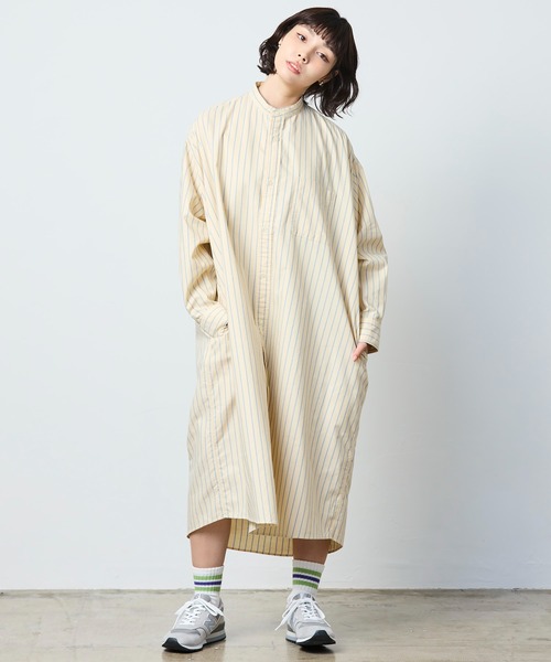 ☆ jujupon☆ セリーヌ ロングシャツ ワンピース フィービー SETUP7（セットアップセブン） シャツワンピース 「SETUP7」Long Shirt