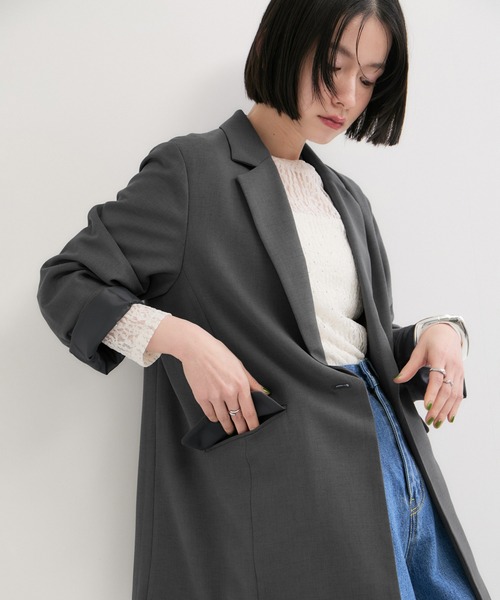LE CERCLE par rope' ジャケット テーラードジャケット シングルロング