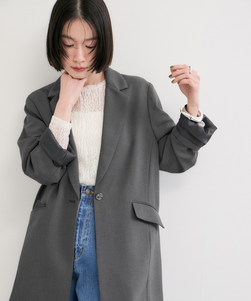 LE CERCLE par rope' ジャケット テーラードジャケット シングルロング
