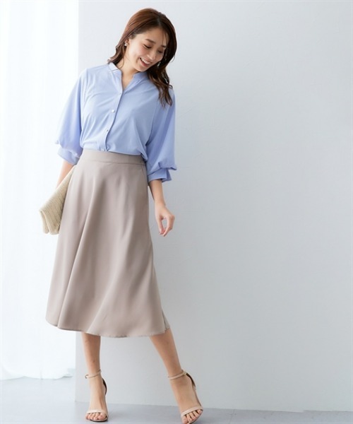 「7days Life Styling」 「GERMINATION」フレアスカート L ブラック レディース_画像5