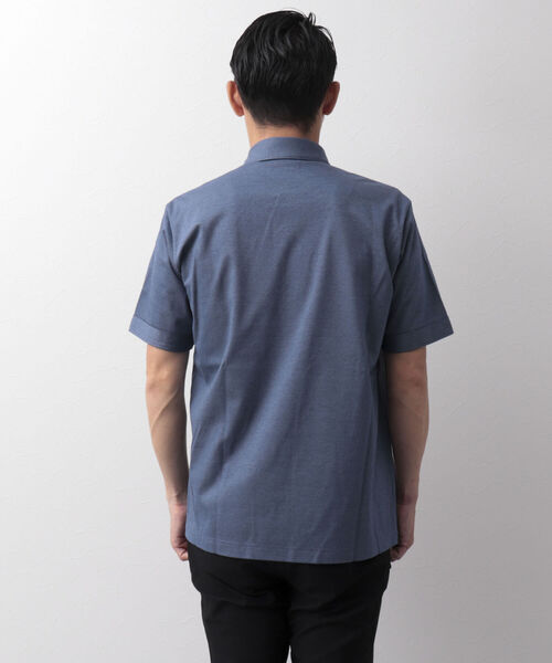 「Stutostein Nolley's」 半袖ポロシャツ S ブルー メンズ_画像3