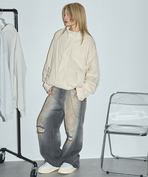 「Anchor Smith」 ブルゾン L ブラック メンズ_画像9