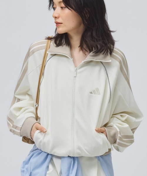 新品 アディダス 白青 サテン スーパースター トラックトップ SST ジャージ adidas（アディダス） アディダスオリジナルス adidas Originals