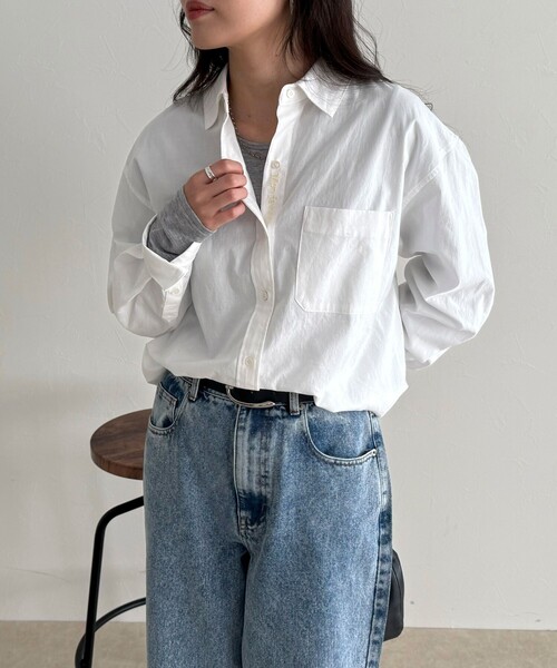 fredy emue（フレディエミュ） ブラウス シャツ COTTON BASIC シャツ 