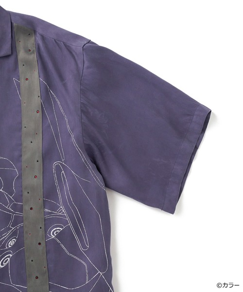GRANCY シャツ 半袖 GRANCY×EVANGELION Docking Half Sleeve Shirt