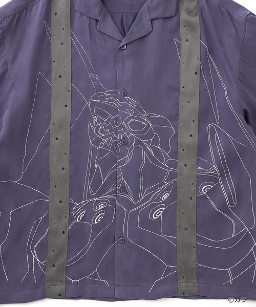 GRANCY シャツ 半袖 GRANCY×EVANGELION Docking Half Sleeve Shirt