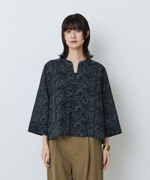 LOISIR ブラウス シャツ 「アーティストコラボ」LOISIR×TORANEKOBONBON 