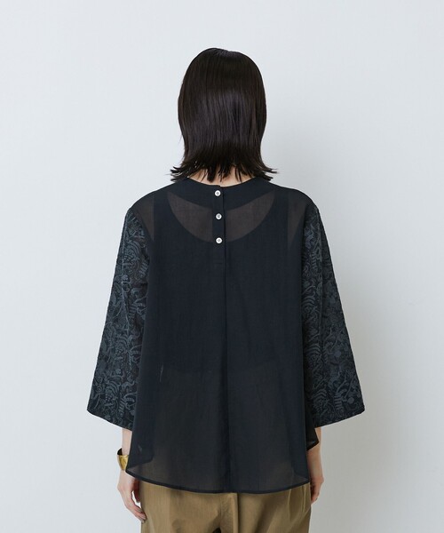 LOISIR ブラウス シャツ 「アーティストコラボ」LOISIR×TORANEKOBONBON 