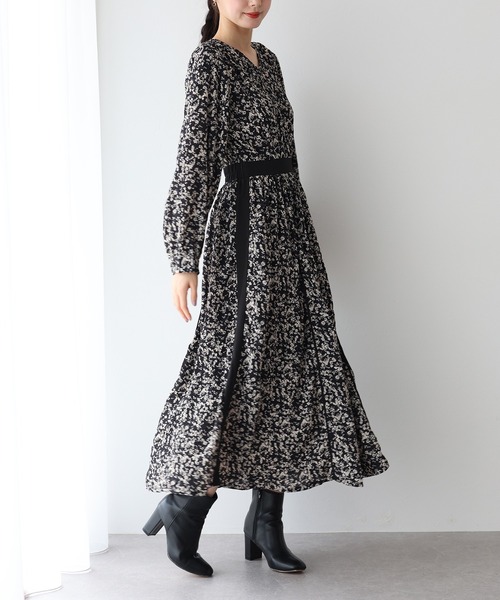 「BLUEEAST」 長袖ワンピース MEDIUM モカ レディース_画像2