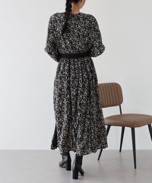 「BLUEEAST」 長袖ワンピース MEDIUM モカ レディース_画像8