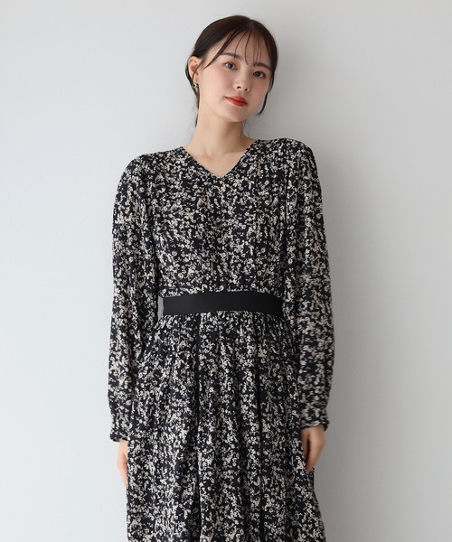 「BLUEEAST」 長袖ワンピース MEDIUM モカ レディース_画像9