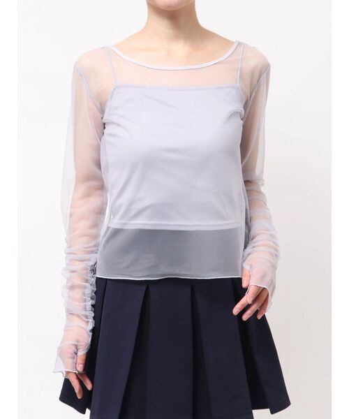 ao出品 dazzlin（ダズリン） tシャツ 2wayシアートップス レディース