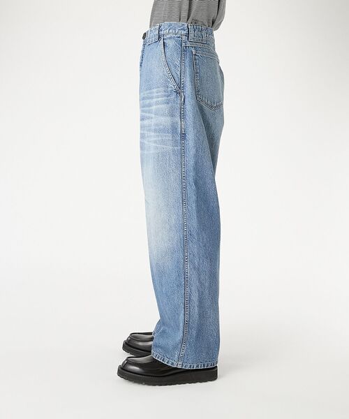 ワイドパンツ パンツ 5POCKET DENIM PANTS メンズ レディースの画像