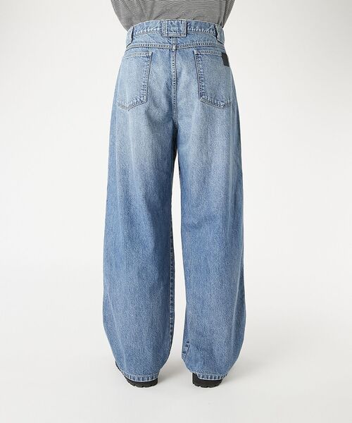 ワイドパンツ パンツ 5POCKET DENIM PANTS メンズ レディースの画像
