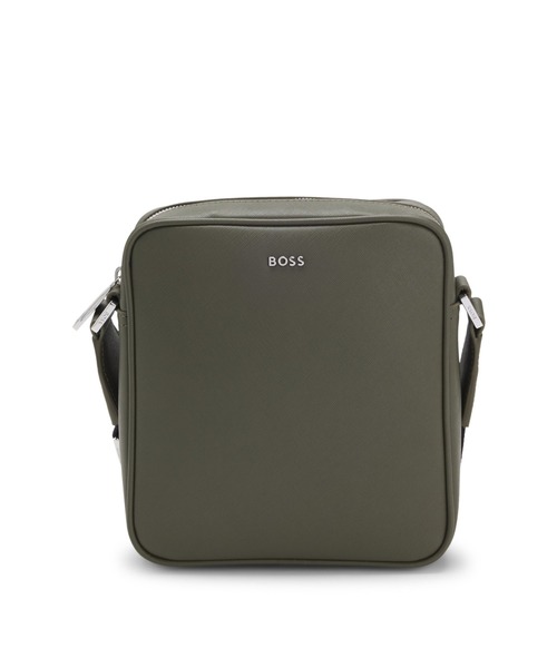 【美品】BOSS レポーターバッグ BOSS（HUGO BOSS） uvカット ショルダーバッグ レポーターバッグ