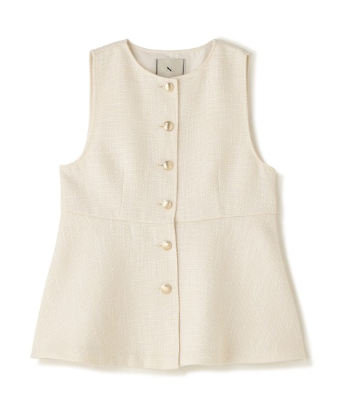 「N.(N. Natural Beauty Basic)」 ベスト MEDIUM グレー レディース_画像9
