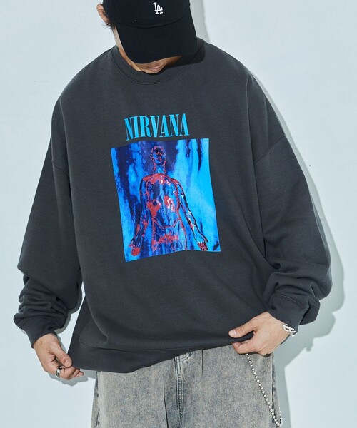 「FREAK'S STORE」 スウェットカットソー SMALL チャコールグレー メンズ_画像7