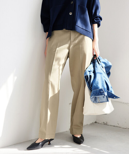 SLOBE IENA（スローブイエナ） チノパンツ 36 ベージュ レディース