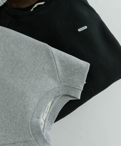 「FARAH」 スウェットカットソー X-LARGE グレー メンズ_画像6
