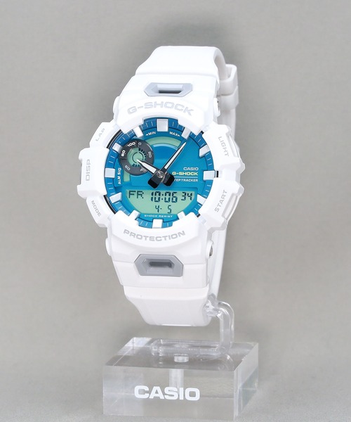 G-SHOCK 「G-SHOCK」 デジタル腕時計 FREE ホワイト×ブルー メンズ