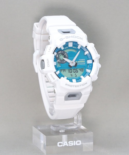 【値下げ】カシオ G-Shock ホワイトデジタル腕時計 G-SHOCK 「G-SHOCK」 デジタル腕時計 FREE ホワイト×ブルー メンズ