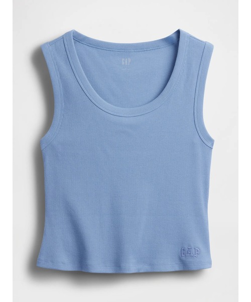 GAP（ギャップ） タンクトップ ノースリーブ Gapロゴ入り リブ