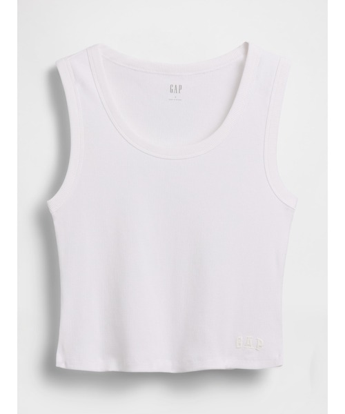GAP（ギャップ） タンクトップ ノースリーブ Gapロゴ入り リブ