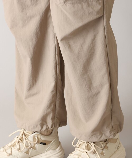 00s Columbia リネン混カーゴパンツ ベージュ メンズLレディースXL Columbia（コロンビア） ワイドパンツ パンツ UVカット Columbia