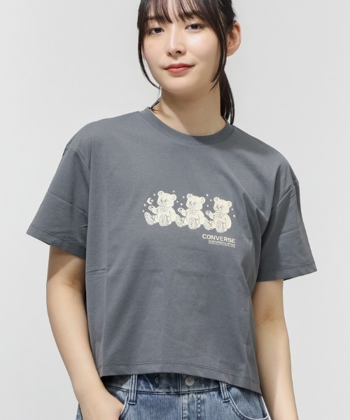 CONVERSE（コンバース） tシャツ 半袖 CS BEARS TEE L 半袖Tシャツ