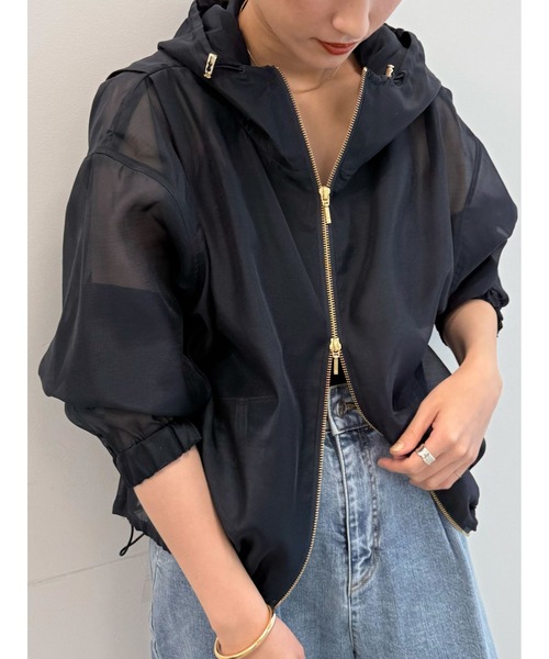 lawgy（ラウジー） ブルゾン アウター check stand collar blouson