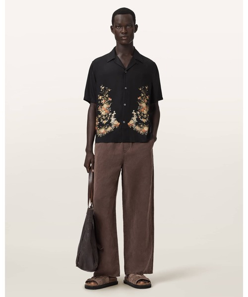 ALLSAINTS（オールセインツ） シャツ 半袖 PARSONS SHORT SLEEVE BOXY
