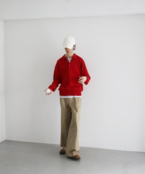KAIKO（カイコー） セーター ニット KAIKO Supima polo メンズ