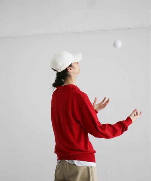 KAIKO（カイコー） セーター ニット KAIKO Supima polo メンズ