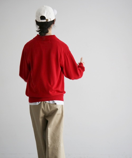 KAIKO（カイコー） セーター ニット KAIKO Supima polo メンズ