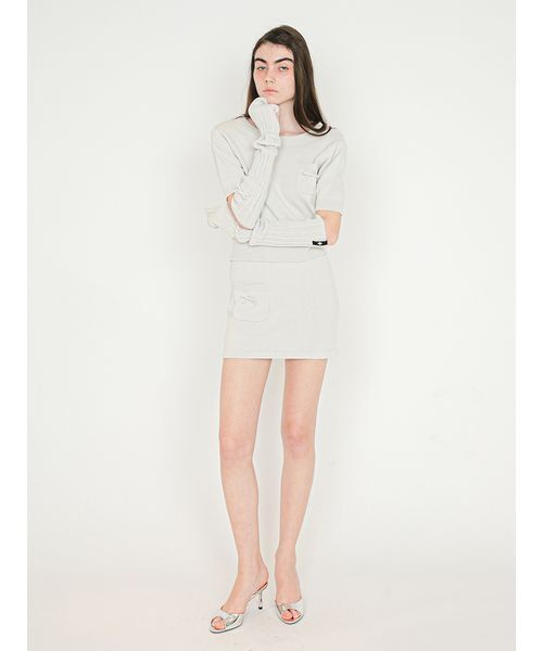 レディース Sorin design グレー タイトスカート