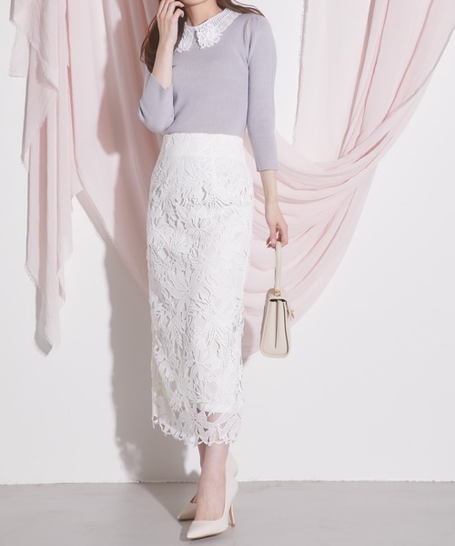 「tocco closet」 タイトスカート M チャコールグレー レディース_画像4