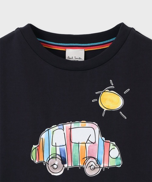 Paul Smith JUNIOR tシャツ ジュニア Drawn by ”Striped Car” Tシャツ