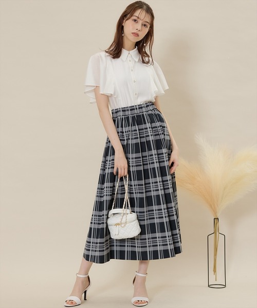 「SWINGLE」 ロングスカート MEDIUM ブラック系その他5 レディース_画像5