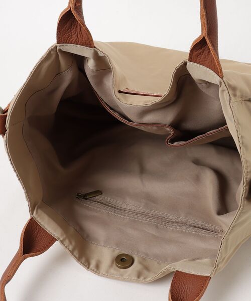 「Ray BEAMS」 ハンドバッグ ONE SIZE ベージュ レディース_画像4