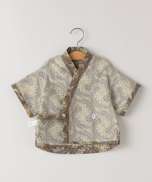 浴衣 SHIPS KIDS:90cm / リバティ プリント 甚平 キッズ 子供 男の子の画像