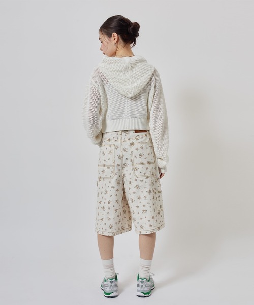 ニット セーター atmos pink Pointelle Knit Zip-up Hoodie / アトモス ピンク ポワンテル ニット ジップアップ フーディ レディース | atmos girls | 12